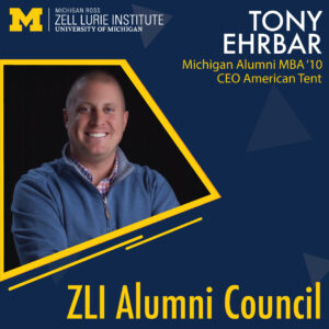 Zell Lurie Alumni Council University of Michigan Ross