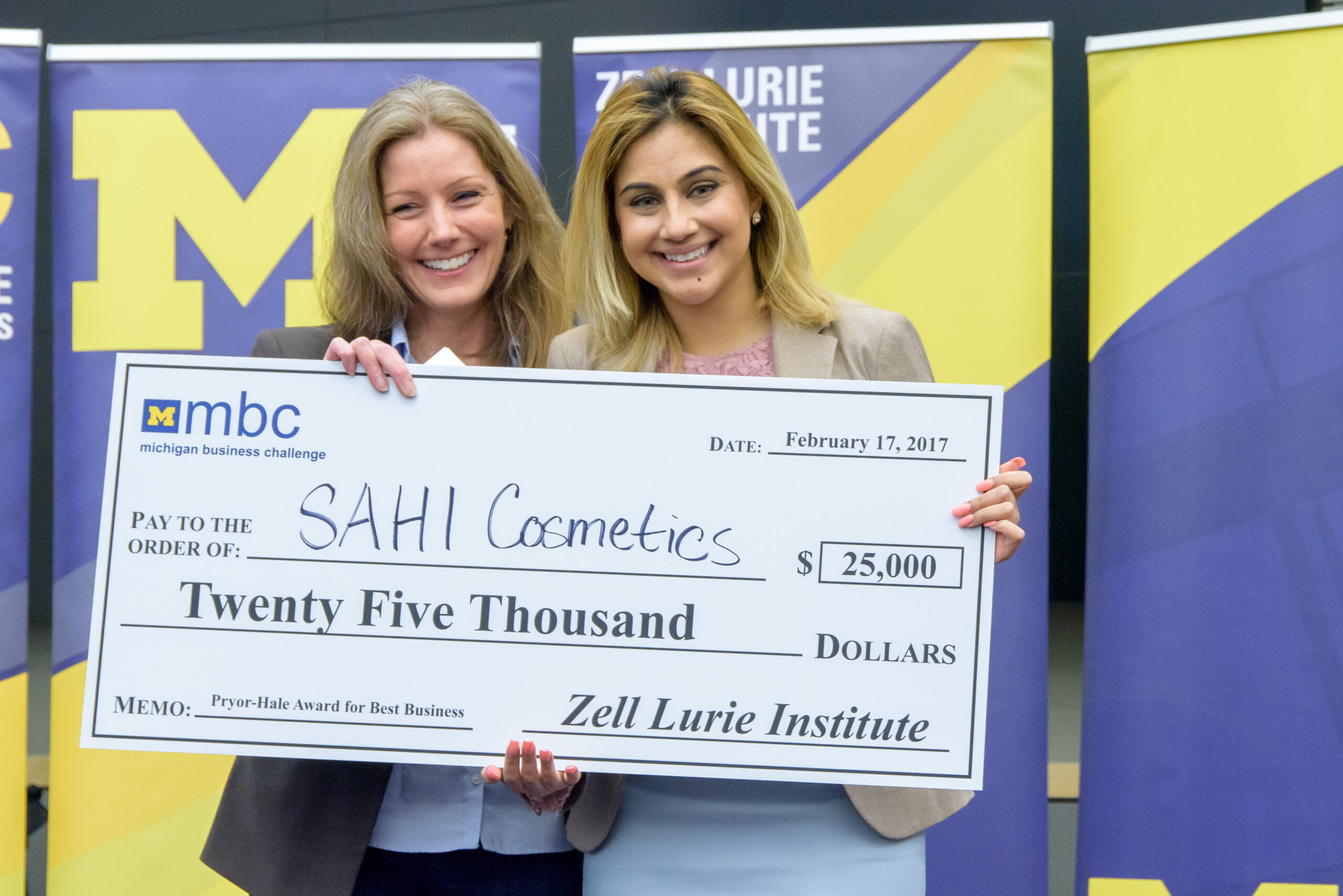 Michigan Business Challenge Winner 2017 Sahi