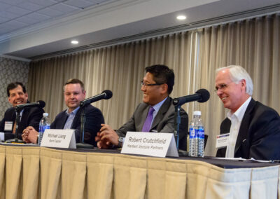 Panelists field questions during the first day of the 2016 Michigan Growth Capital Symposium.