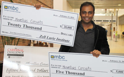 Daniel Andersen and Muhammad Faisal Win at the Michigan Business Challenge