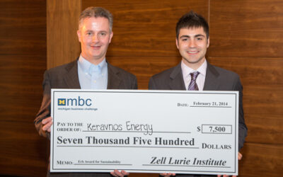 Congratulations to Keravnos Energy for its success at the Michigan Business Challenge